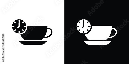 Break icon collection. line stroke icon. EPS 10