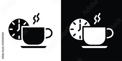 Break icon collection. line stroke icon. EPS 10
