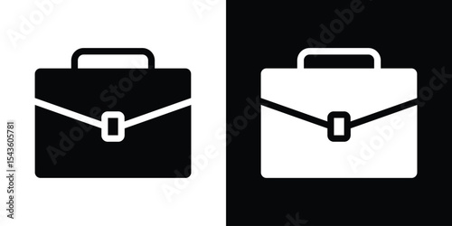 Briefcase icon collection. line stroke icon. EPS 10