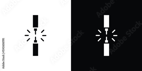 Broken Wire Icon icon collection. line stroke icon. EPS 10