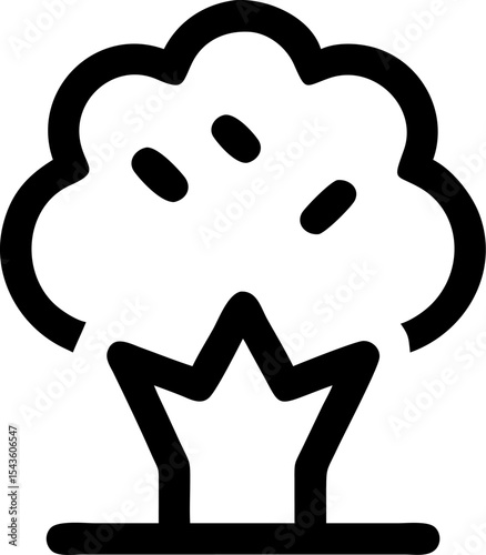 explosion vector silhouette icon on white or transparent background