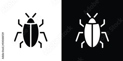 Bugs icon collection. line stroke icon. EPS 10