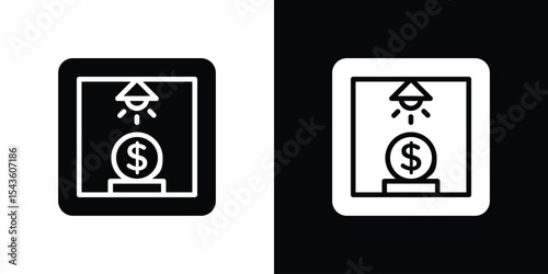 Business incubator icon collection. line stroke icon. EPS 10