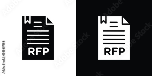 Business proposal icon collection. line stroke icon. EPS 10