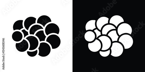 Cancer icon collection. line stroke icon. EPS 10