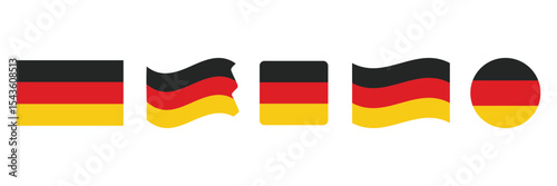 Flag of Germany or Deutschland