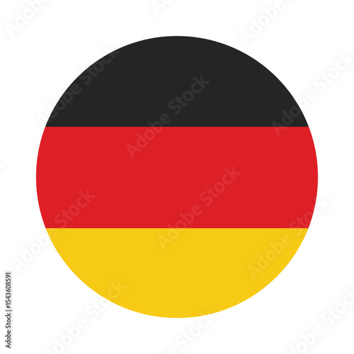 Free Download Germany flag language icon circle - GFXLoad