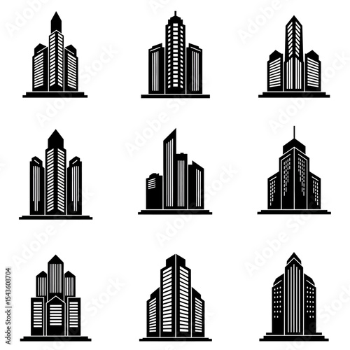 Modern Architecture Skyscrapers and Cityscapes A Collection of Towering Structures That Define Urban Skylines and Architectural Marvels