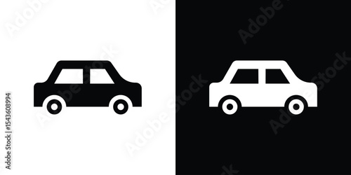 Car icon collection. line stroke icon. EPS 10