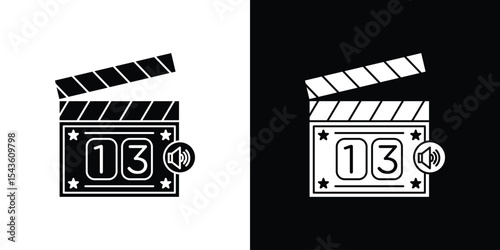 Casting call icon collection. line stroke icon. EPS 10