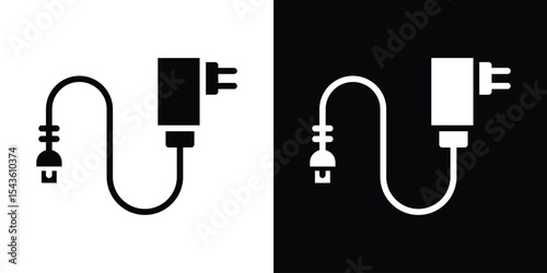 Charger icon collection. line stroke icon. EPS 10