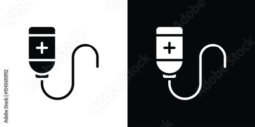 Chemotherapy icon collection. line stroke icon. EPS 10