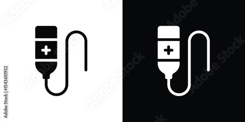 Chemotherapy icon collection. line stroke icon. EPS 10