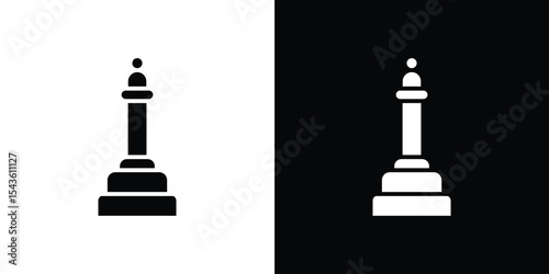 Chess queen icon collection. line stroke icon. EPS 10