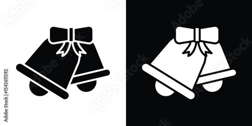 Christmas bells icon collection. line stroke icon. EPS 10