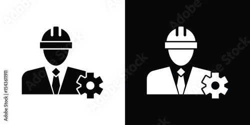 Civil Engineer icon collection. line stroke icon. EPS 10