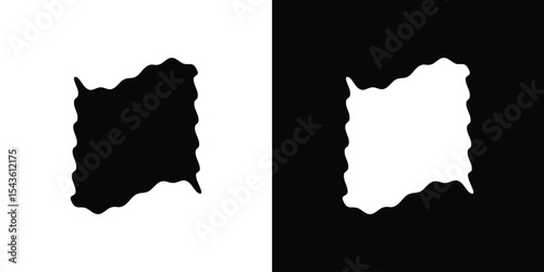 Cleaning cloth icon collection. line stroke icon. EPS 10