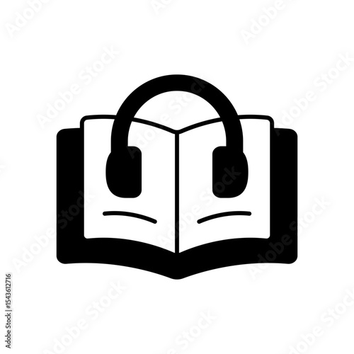Audio Book E-Learning Fill Icon