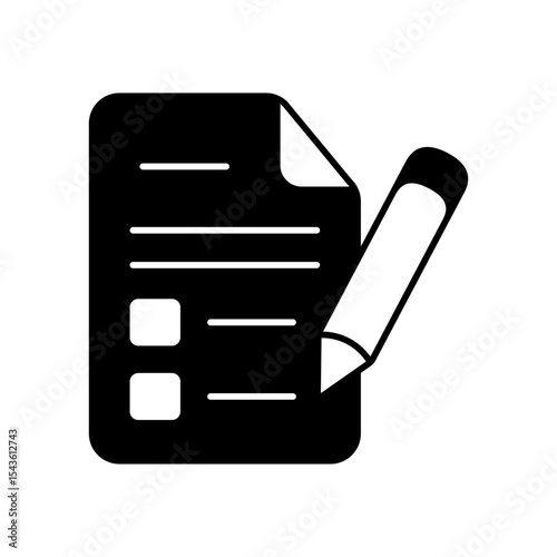 Exam Test Assessment Fill Icon