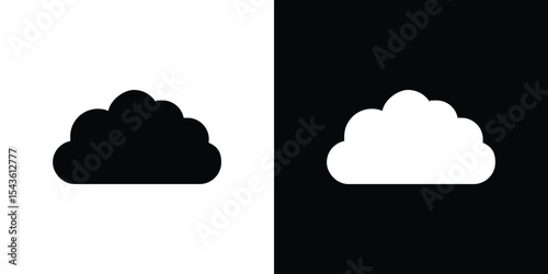 Cloud icon collection. line stroke icon. EPS 10