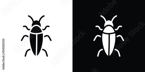 Cockroach icon collection. line stroke icon. EPS 10