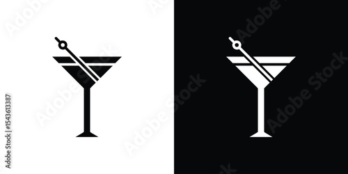 Cocktail icon collection. line stroke icon. EPS 10