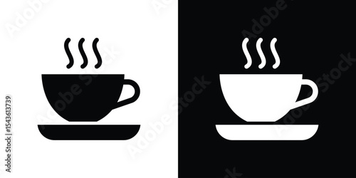 Coffee icon collection. line stroke icon. EPS 10