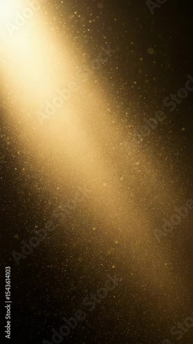 Celestial Beam: A dramatic depiction of a heavenly ray of light piercing through the atmospheric darkness, with particles adding depth and texture.