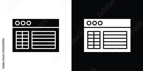 Conditioner heater icon collection. line stroke icon. EPS 10