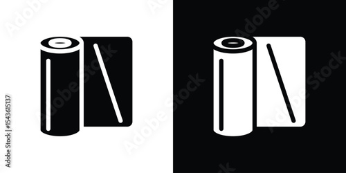 Construction film roll icon collection. line stroke icon. EPS 10