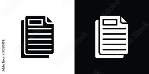 Copy icon collection. line stroke icon. EPS 10