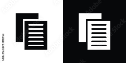 Copy icon collection. line stroke icon. EPS 10