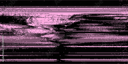Pixel Art Glitch Background with Noise and Retro ScanlinesWeb