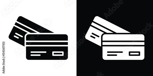 Credit card icon collection. line stroke icon. EPS 10