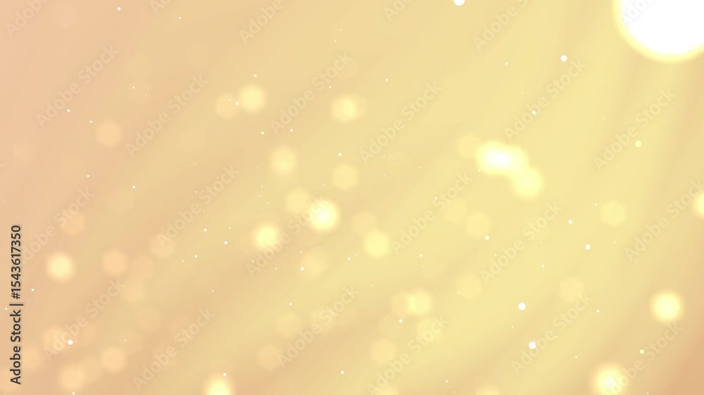 Soft gold background with white bokeh is perfect for elegant designs, luxury branding, festive occasions, and sophisticated social media posts.