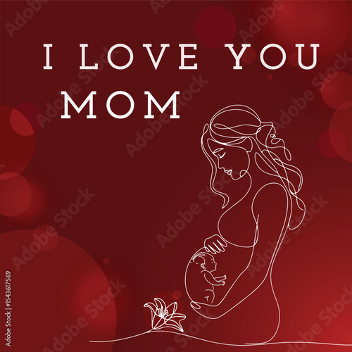 Happy Mother, 's Day banner design 2025