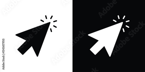 Cursor icon collection. line stroke icon. EPS 10