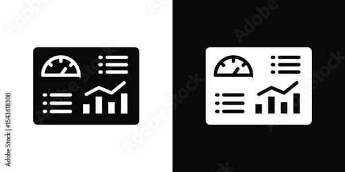 Dashboard icon collection. line stroke icon. EPS 10