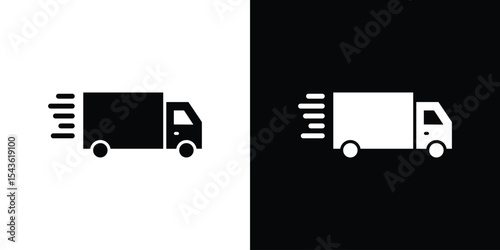Delivery icon collection. line stroke icon. EPS 10