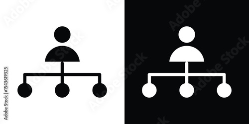 Department head icon collection. line stroke icon. EPS 10
