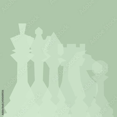 Chess background. Poster for chess tournament. Abstract chess design illustration. Chess day concept. Competition, intellectual sport, championship.