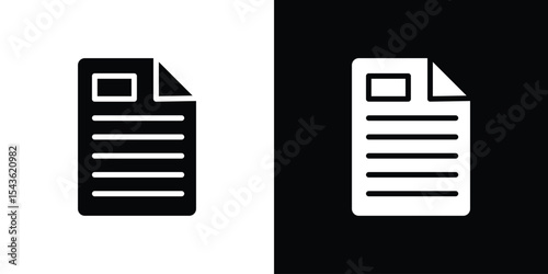 Document icon collection. line stroke icon. EPS 10