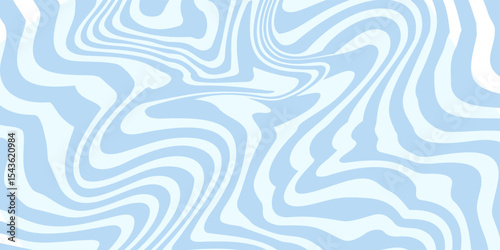 Abstract background seamless pattern with colorful waves. Trendy vector illustration in retro psychedelic style