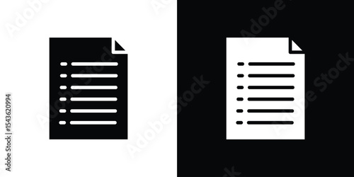 Document icon collection. line stroke icon. EPS 10