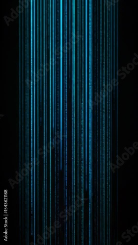 Abstract Blue Lines: Captivating vertical lines of varying shades of blue against a dark backdrop create a sense of depth, motion, and digital artistry.