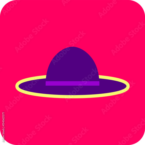 Minimal Summer Hat Icon – Stylish Sun Protection