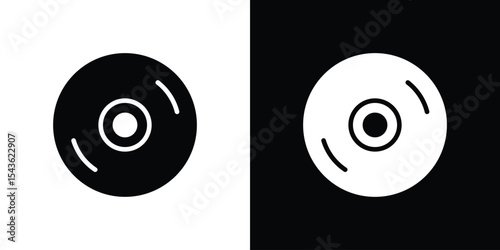 DVD icon collection. line stroke icon. EPS 10