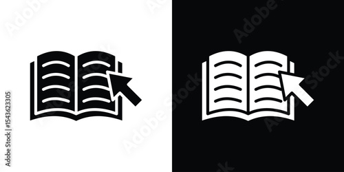 Ebook icon collection. line stroke icon. EPS 10