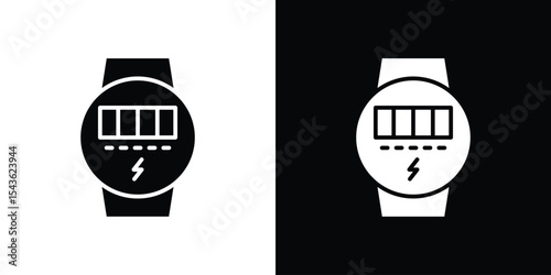 electric meter icon collection. line stroke icon. EPS 10