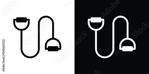 Exercise bands icon collection. line stroke icon. EPS 10